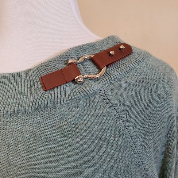 Lauren by Ralph Lauren green sweater - Picture 3 of 7